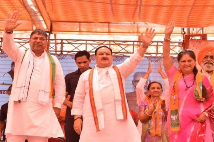 Rajasthan BJP, Vasundhara Raje, JP Nadda