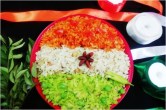 Healthy Tiranga Poha Recipe, Tiranga Recipe