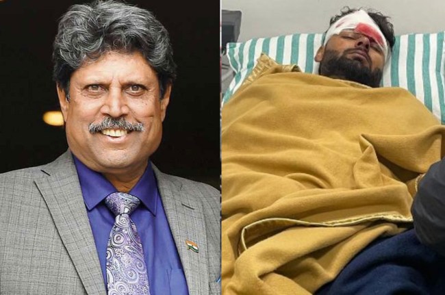 Rishabh Pant accident Kapil dev