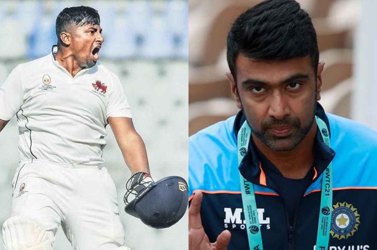 Sarfaraz Khan Ravichandran Ashwin Sarfaraz Khan Ravichandran Ashwin