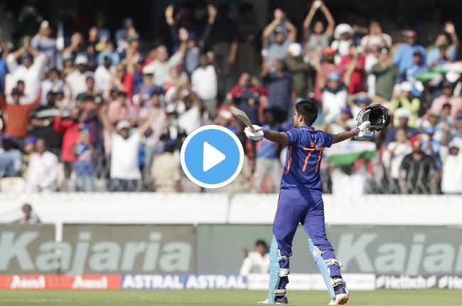 Shubman Gill celebrates century in New Zealand