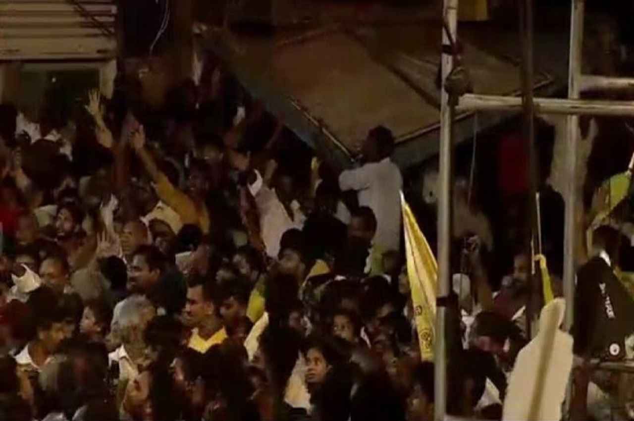Stampede Tragedy: चन्द्रबाबू नायडू की रैली में फिर से भगदड़, 3 की मौत
