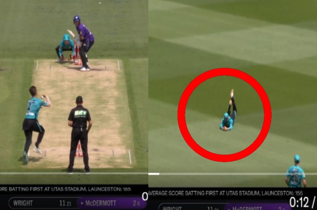 BBL 2023 Marnus Labuschagne Take great catch Ben McDermott gone