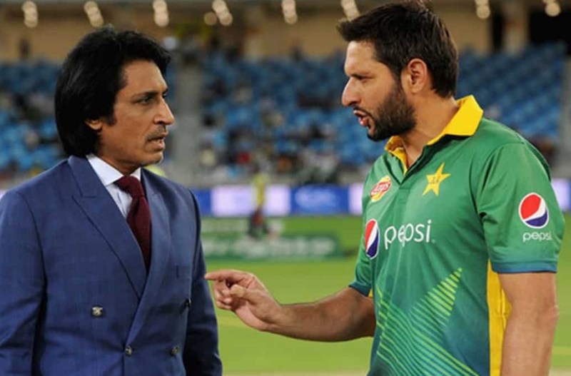 Shahid Afridi targeted Ramiz Raja