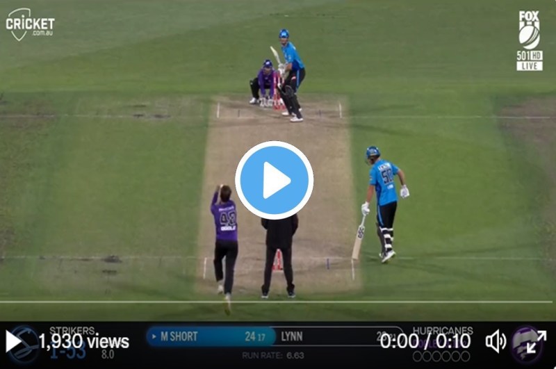 BBL 2022 live, Matthew Short amazing SIX