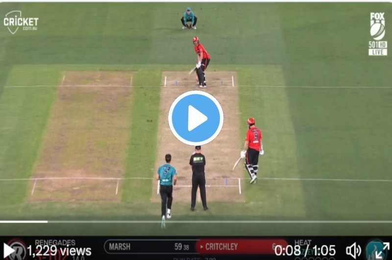 BBl 2023 Matthew Critchley hit a 107 meter long six