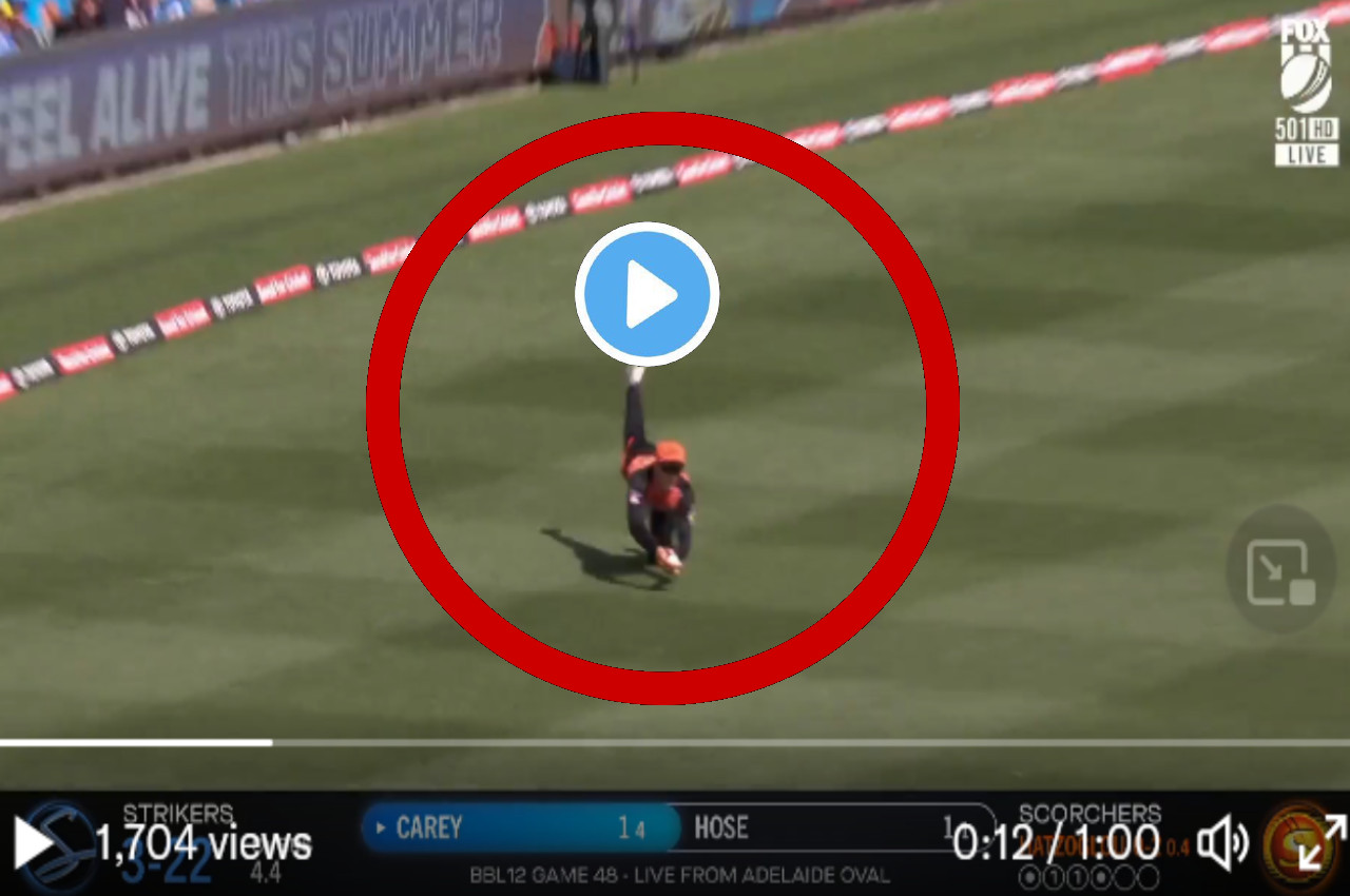 BBL 2023 live score Incredible catch by Cameron Bancroft