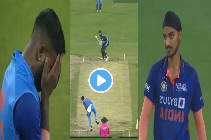 IND vs NZ Arshdeep give 19 runs in 2 ball Captain Hardik pandya anger
