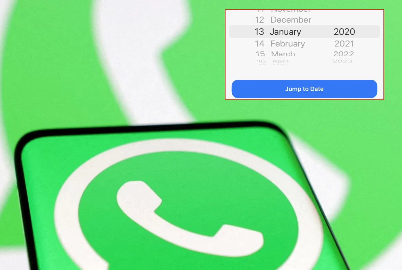 WhatsApp Feature for iOS, WhatsApp Search Date Feature 