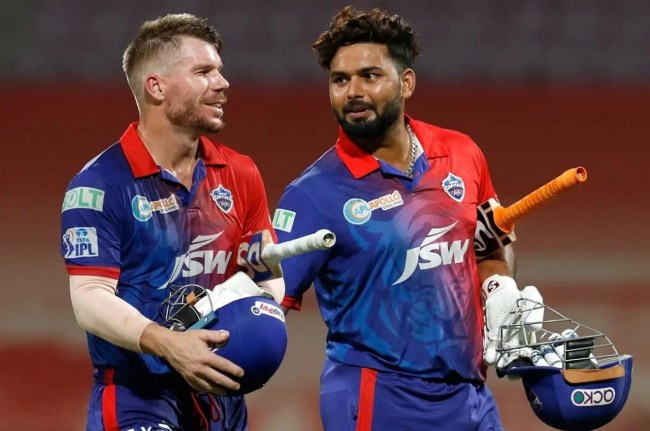 david warner rishabh pant