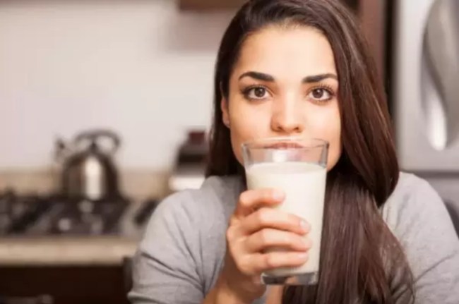 right time to drink milk