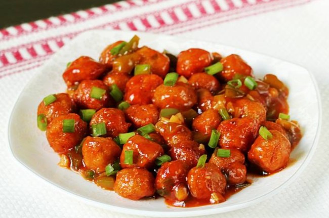 soyabean chilli, soyabean Recipe