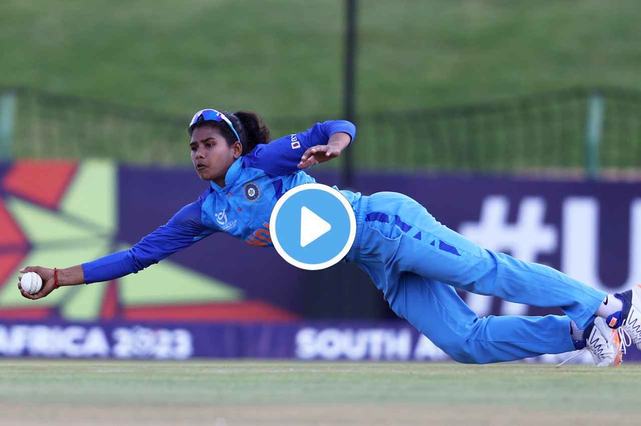 under 19 world cup 2023, IND W vs ENG W Archana Devi catch