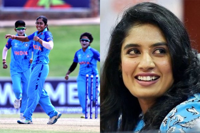 under 19 world cup 2023 Parshavi Chopra Mithali Raj under 19 world cup 2023 Parshavi Chopra Mithali Raj