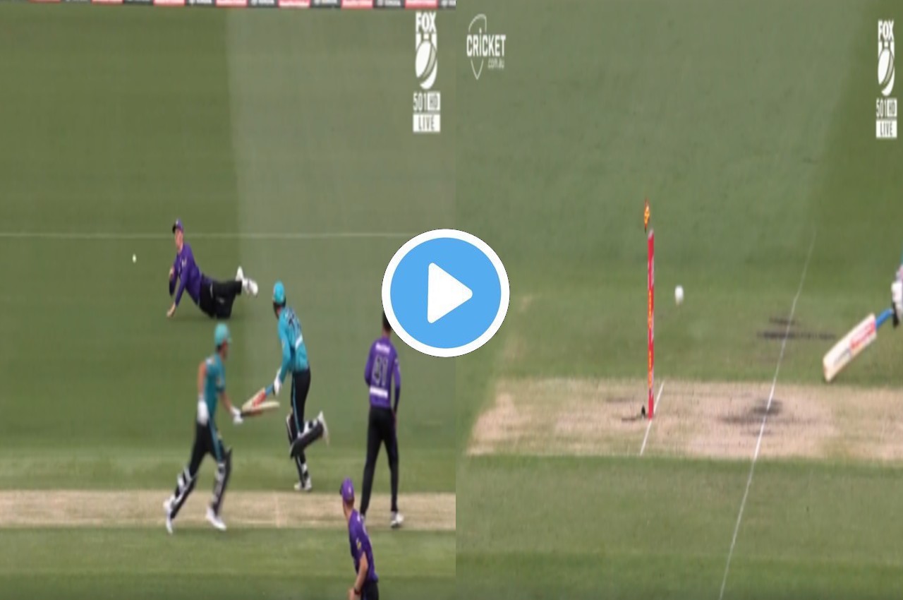 zak crawley run matt renshaw by hitting rocket throw