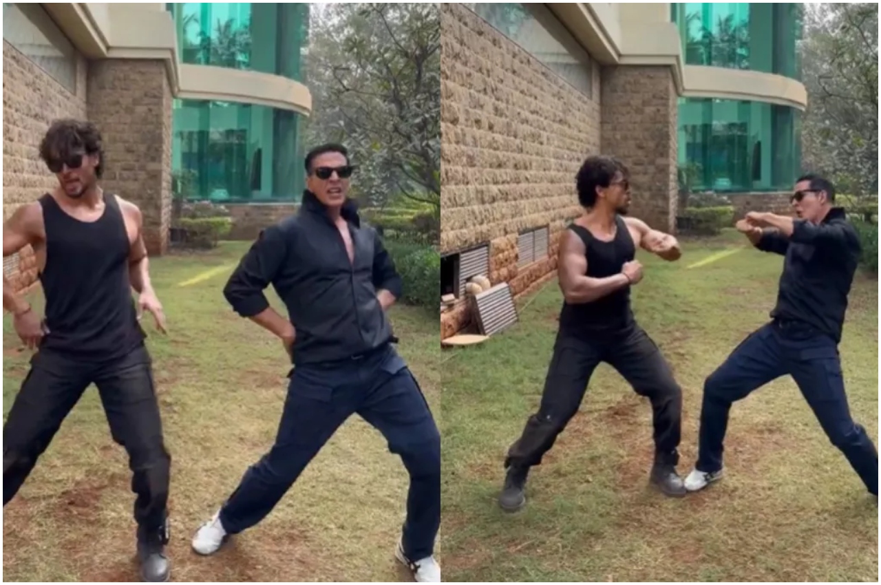 Akshay Kumar And Tiger Shroff Dance