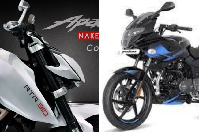 bajaj pulsar 220f, bajaj pulsar 220f 2023, bajaj pulsar 220f 2023 model on road price, TVS Apache RR 310, tvs apache rr 310 price, tvs apache rr 310 price in india, tvs apache rr 310 mileage