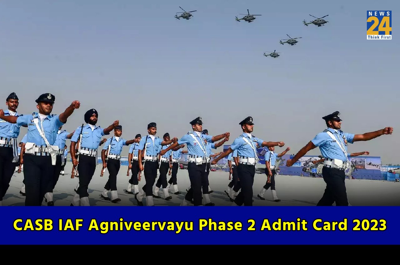 CASB IAF Agniveervayu Phase 2 Admit Card 2023