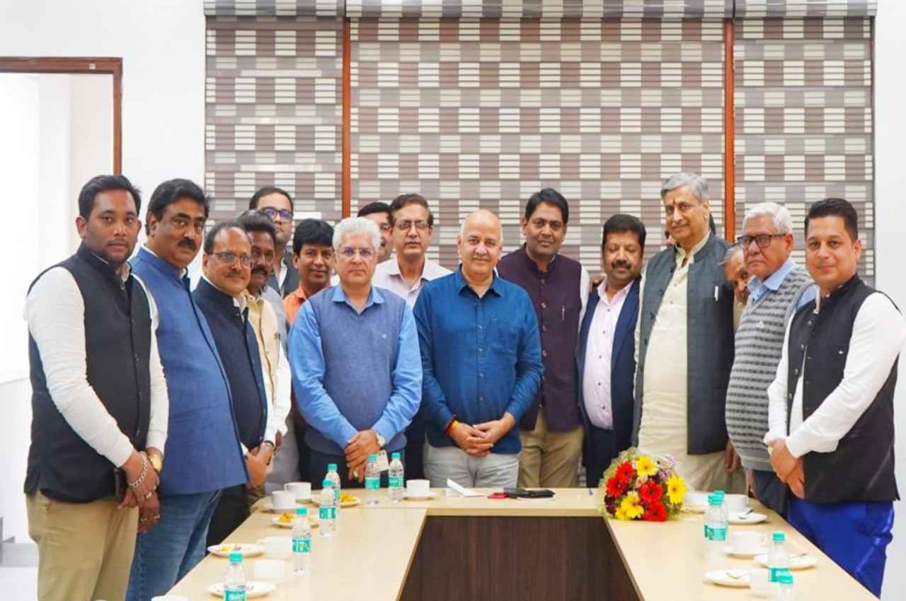 वित्तमंत्री मनीष सिसोदिया ने आगामी बजट से पहले विभिन्न मार्केट एसोसिएशन के प्रतिनिधियों के साथ की चर्चा