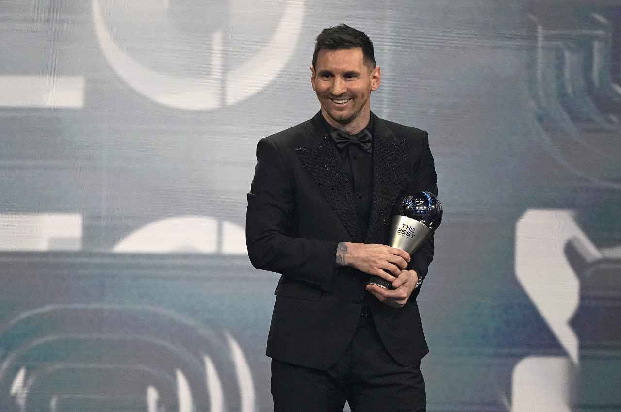 FIFA Awards 2023 Lionel Messi Kylian Mbappe FIFA Awards 2023 Lionel Messi Kylian Mbappe