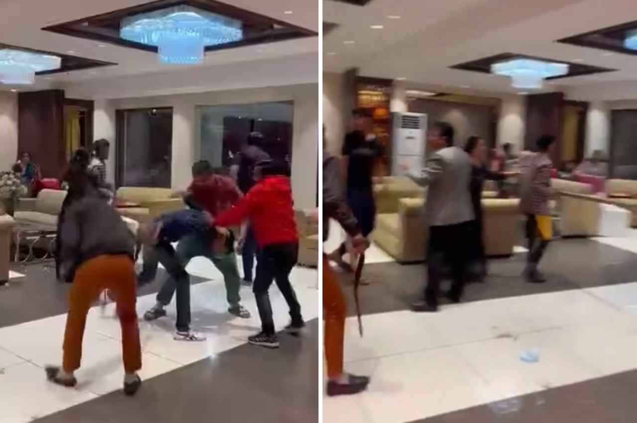 Ghaziabad Wedding Clash: शादी में म्यूजिक को लेकर जमकर चले लात-घूंसे, चिल्लाती रहीं महिलाएं, देखें video