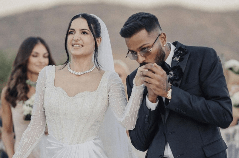 Hardik Pandya, Natasa Stankovic