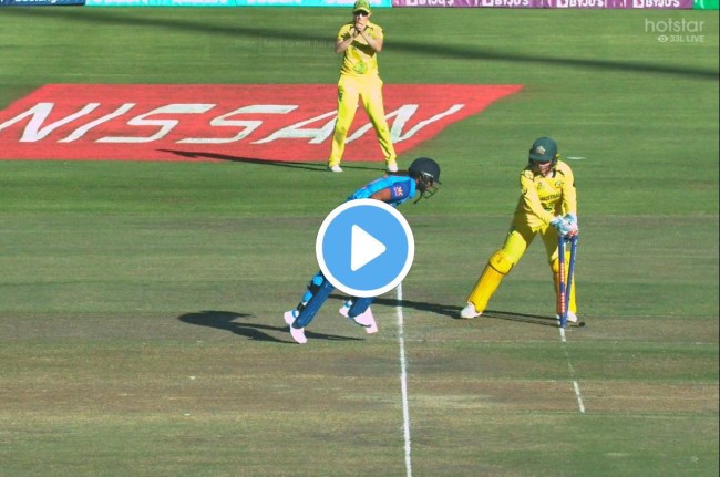 IND W vs AUS W harmanpreet kaur runout