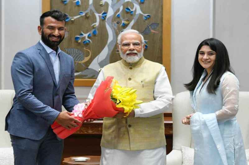 IND vs AUS Cheteshwar Pujara Narendra Modi