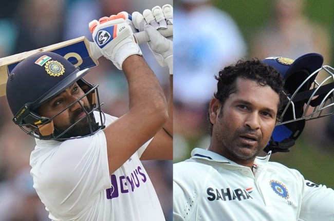 IND vs AUS Rohit Sharma Sachin Tendulkar Most Sixes in Test
