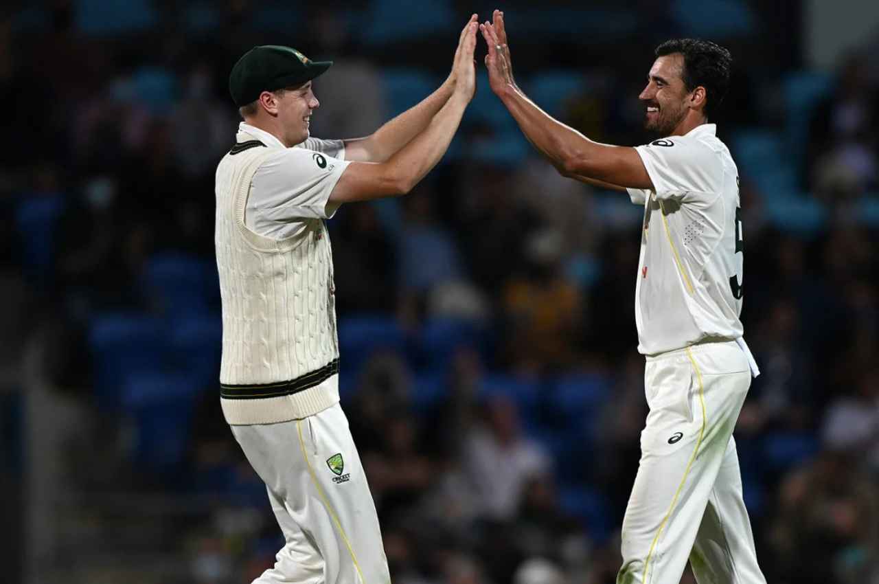 IND vs AUS cameron green mitchell starc
