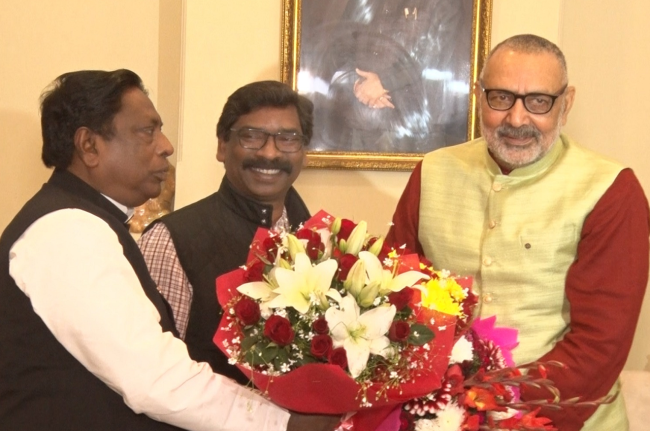 Jharkhand News, CM Soren Meet Giriraj Singh