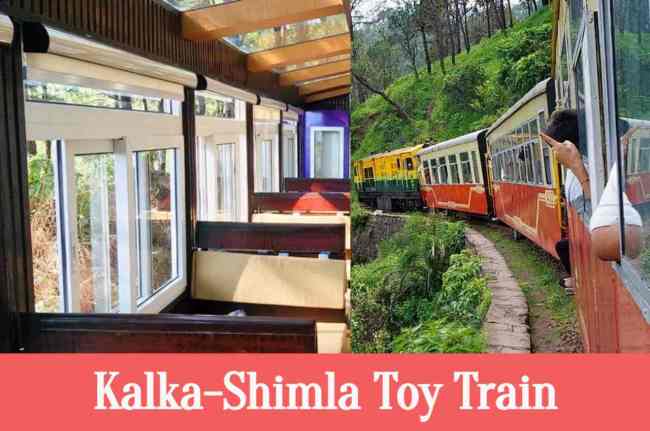 Kalka-Shimla Toy Train New panoramic view coaches trial run on Shimla track, honeymoon thrill will increase