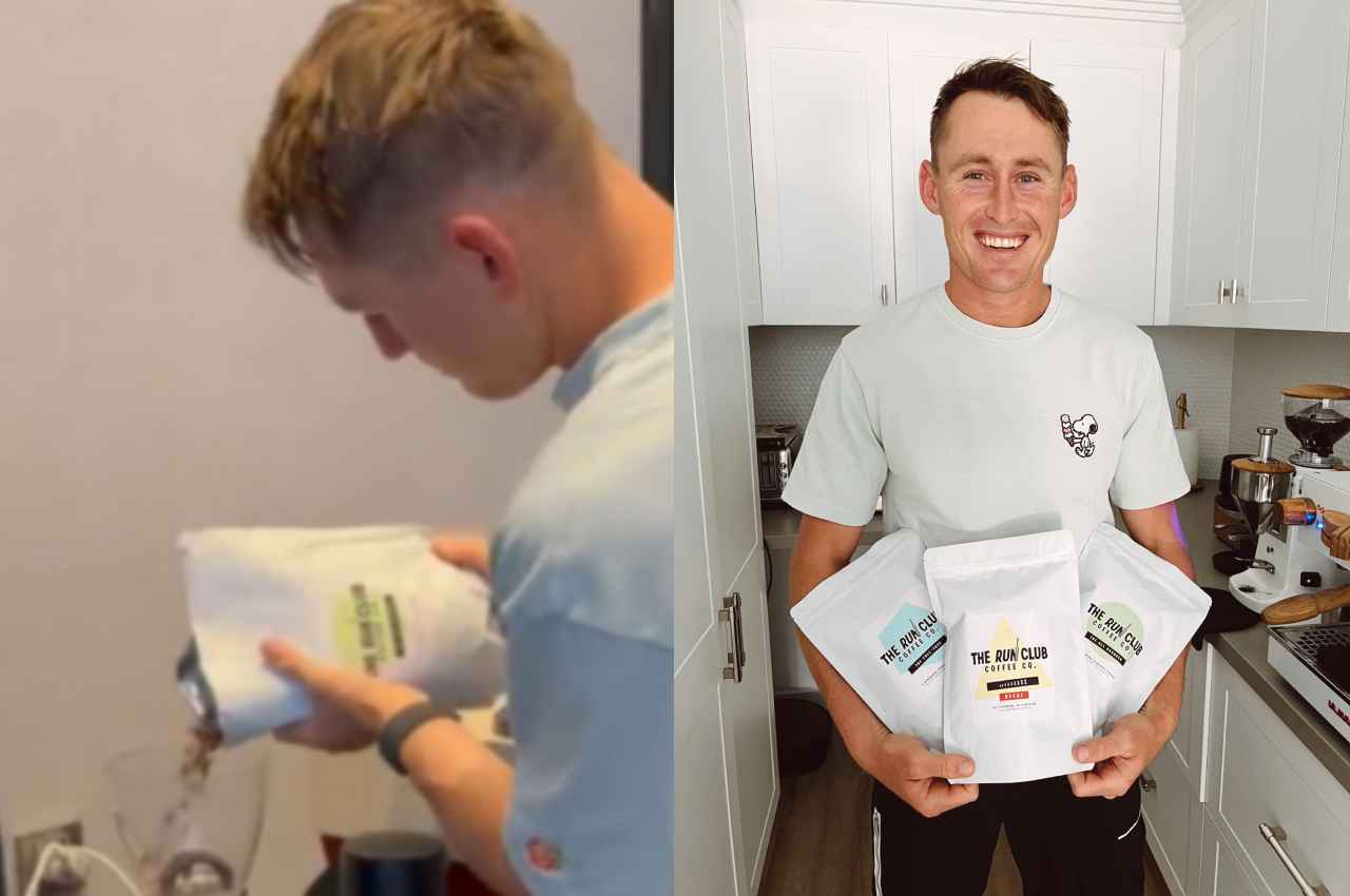 Marnus Labuschagne coffee The Run Club