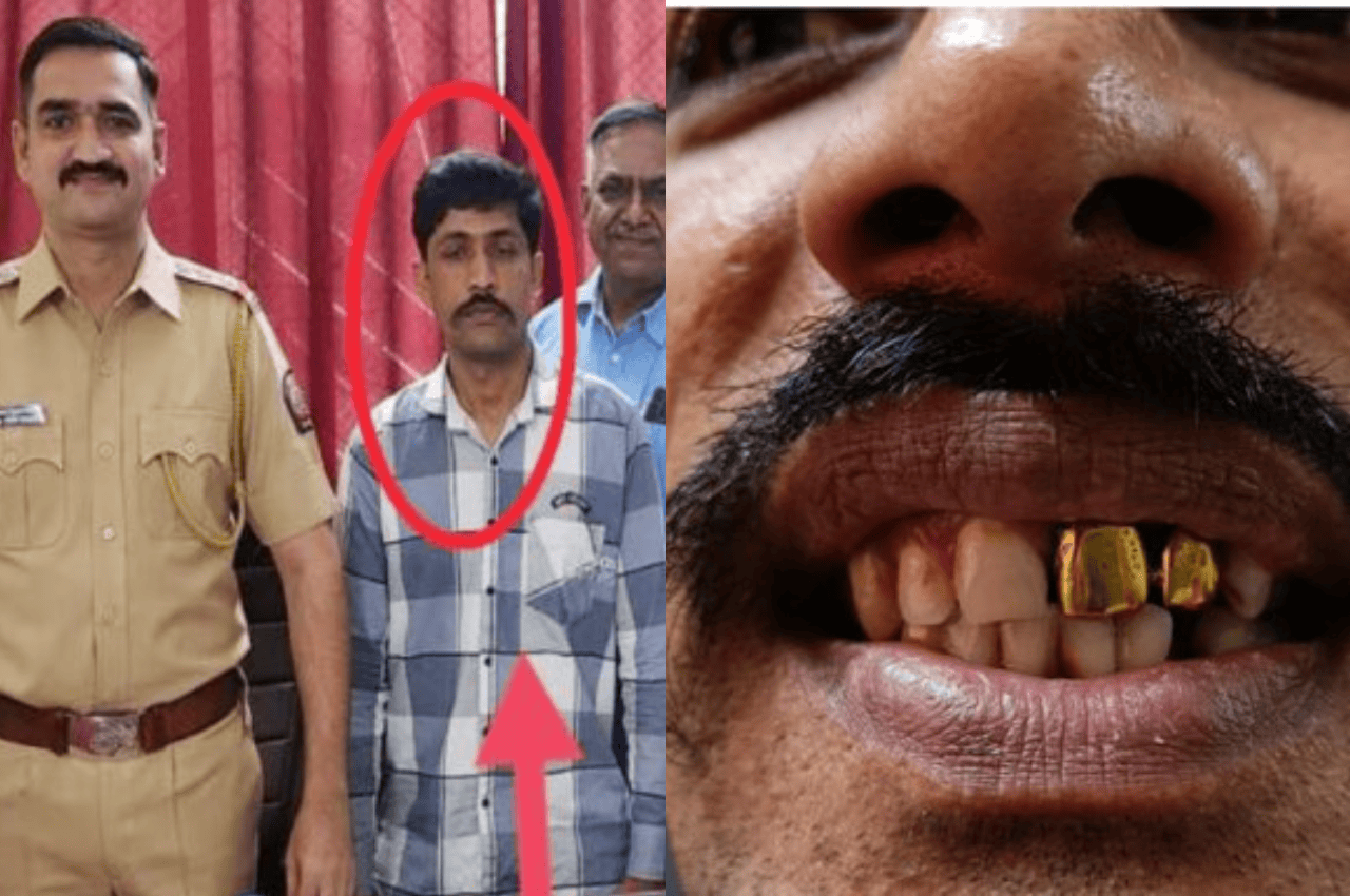 Mumbai Mumbai, Mumbai Crime, LIC Agent, Gold-plated teeth Criminal, Gold-plated Cheater, Pravin Jadeja, Mumbai to Kachchh in Gujarat, Police arrested Gold-plated teeth Criminal, Maharashtra Police