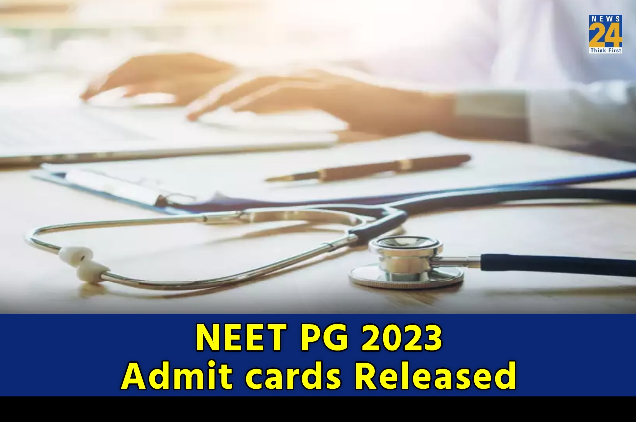 NEET PG 2023 Admit cards released