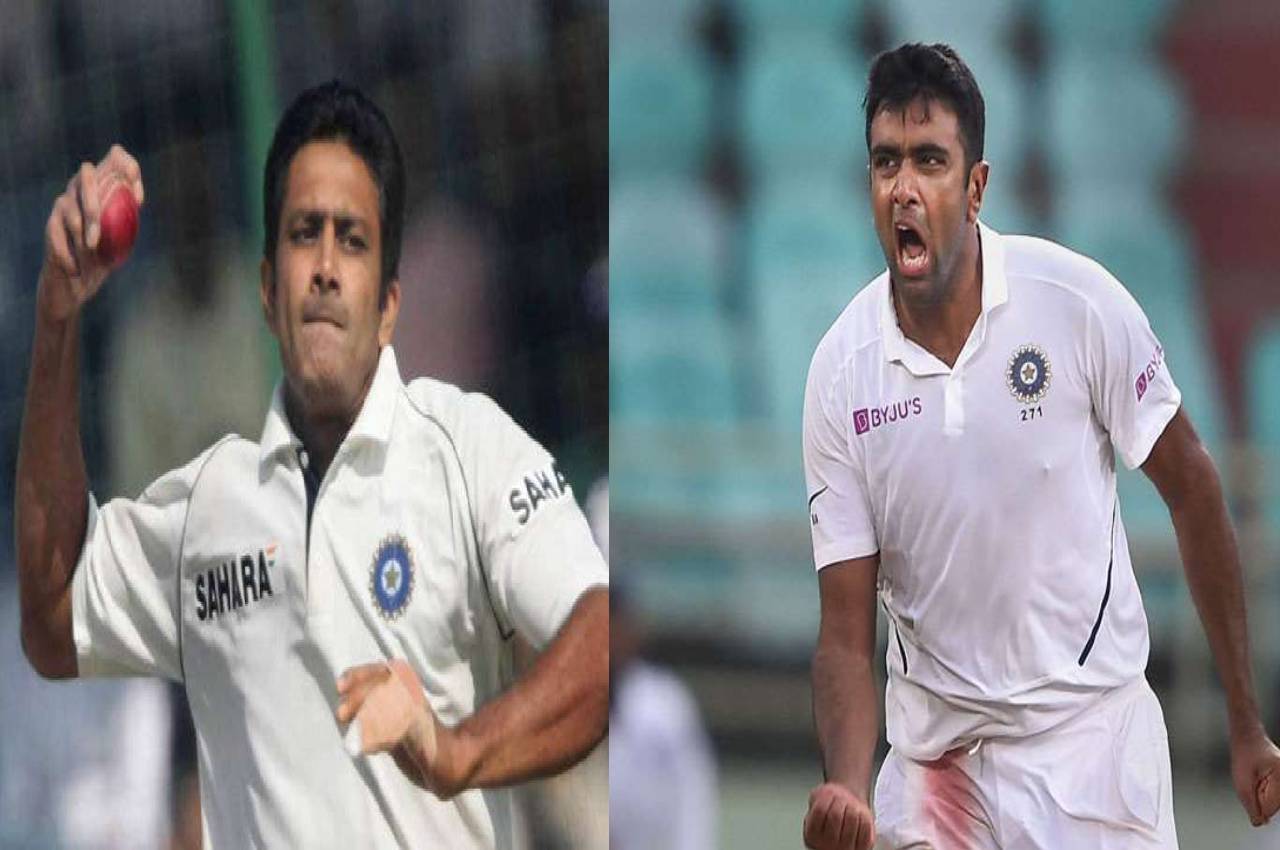 IND vs AUS 1st Test Ravichandaran Ashwin Anil Kumble
