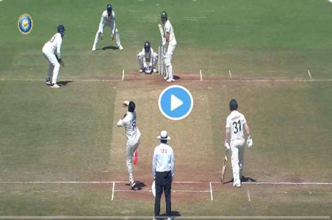 IND vs AUS 2nd test live score Jadeja Dismissed Pat Cummins