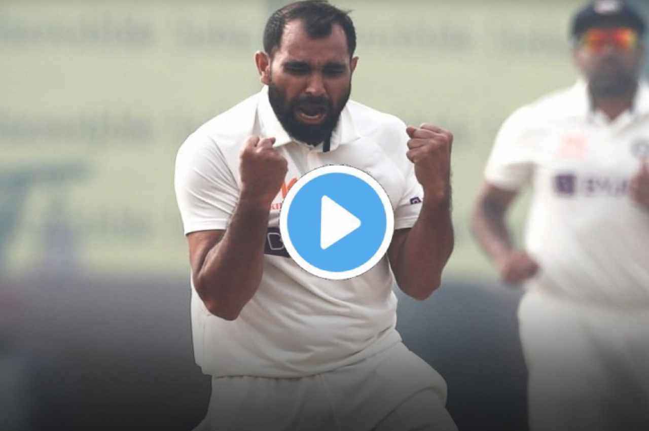 IND vs AUS: शमी ने खतरनाक गेंद से किया Kuhnemann का शिकार, देखें