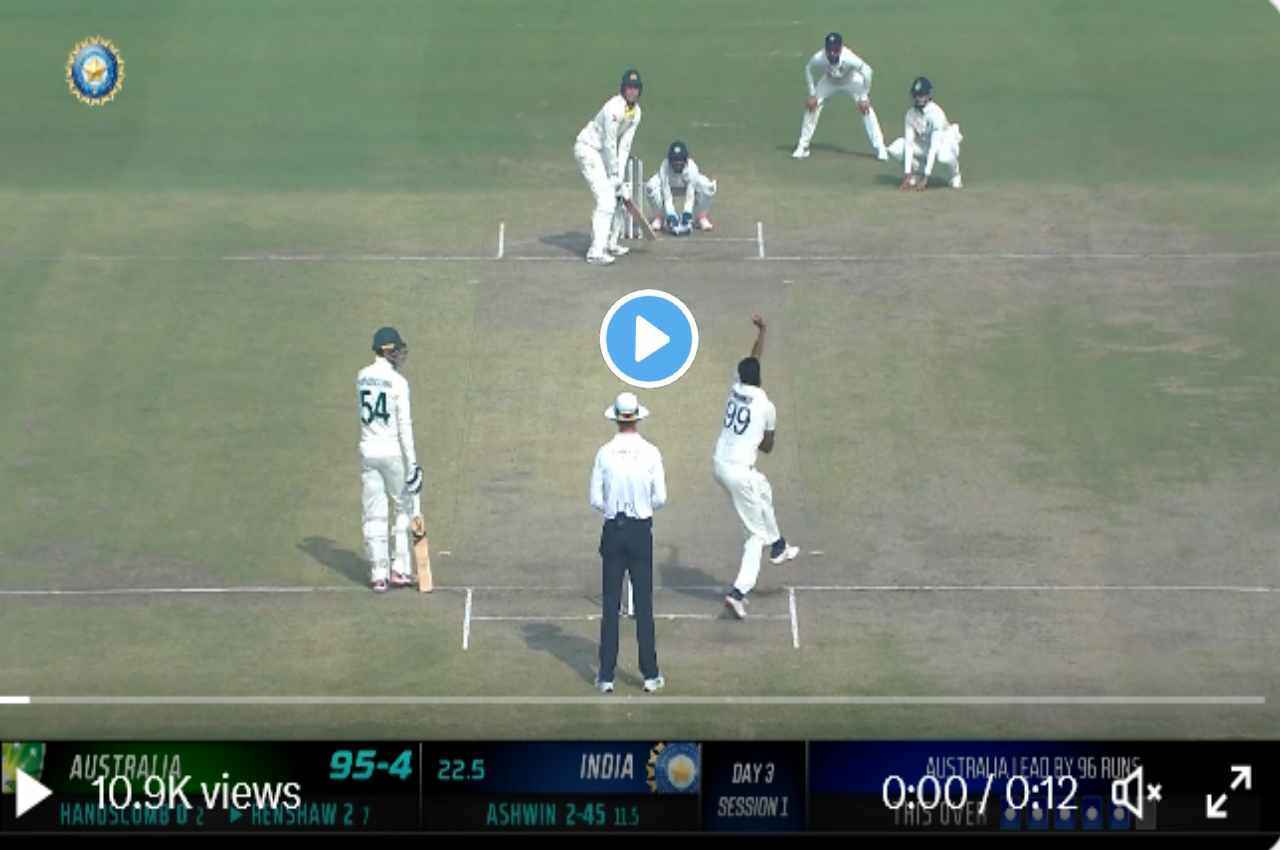 IND vs AUS 2nd Test live Matt Renshaw lbw Ashwin