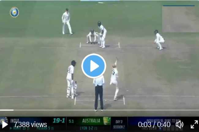 IND vs AUS 2nd Test live score dangerous six by rohit sharma