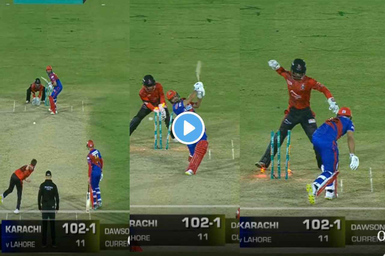 PSL 2023 Haider Ali clean bowled by Liam Dawson PSL 2023 Haider Ali clean bowled by Liam Dawson