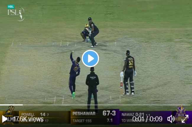 PSL 2023 live Mohammad Nawaz hunted Babar Azam