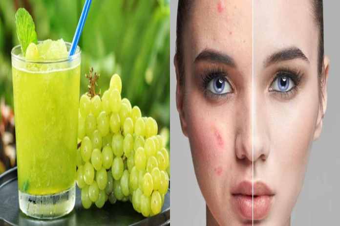 Skin care TIPS benefits of grape juice on face
