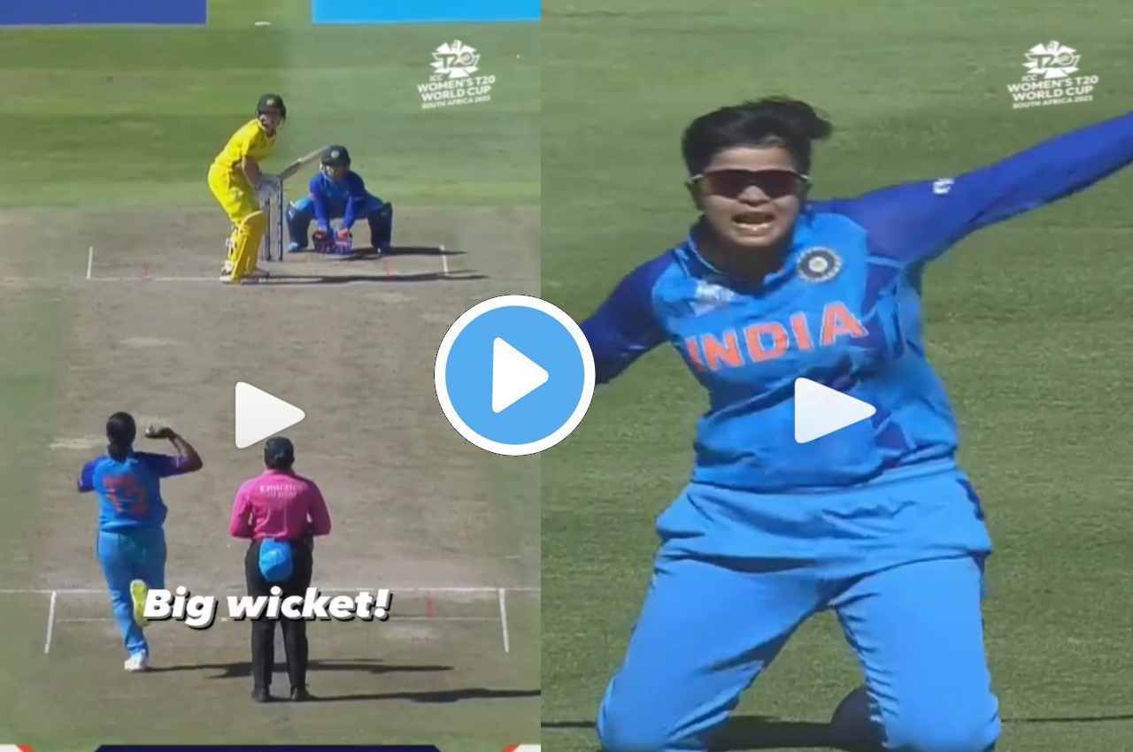 Women's T20 WC 2023 IND W vs AUS W Beth Mooney out Shefali Verma took a brilliant catch