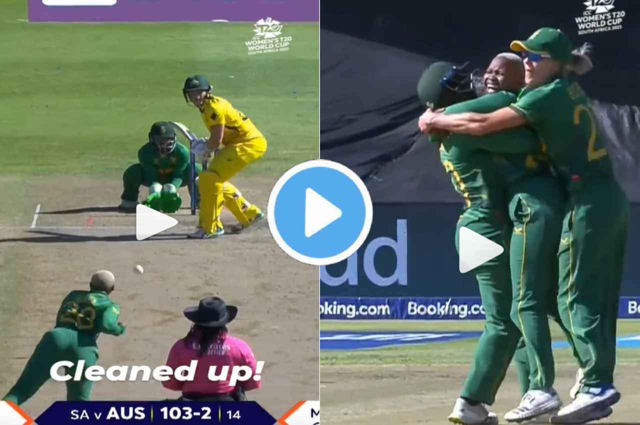 Womens T20 WC Final 2023 live Grace Harris bowled by Nonkululeko Mlaba