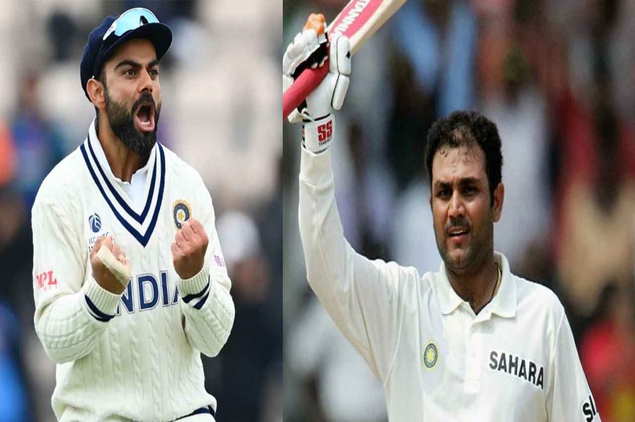 IND vs AUS: बस इतने रन और...Virender Sehwag का ये बड़ा रिकॉर्ड तोड़ देंगे Virat Kohli
