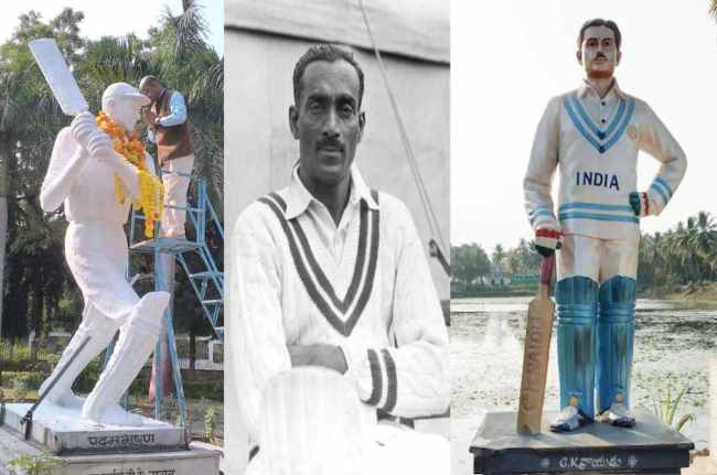 CK Naidu first captain team india total three Statues in different stadiums CK Naidu first captain team india total three Statues in different stadiums