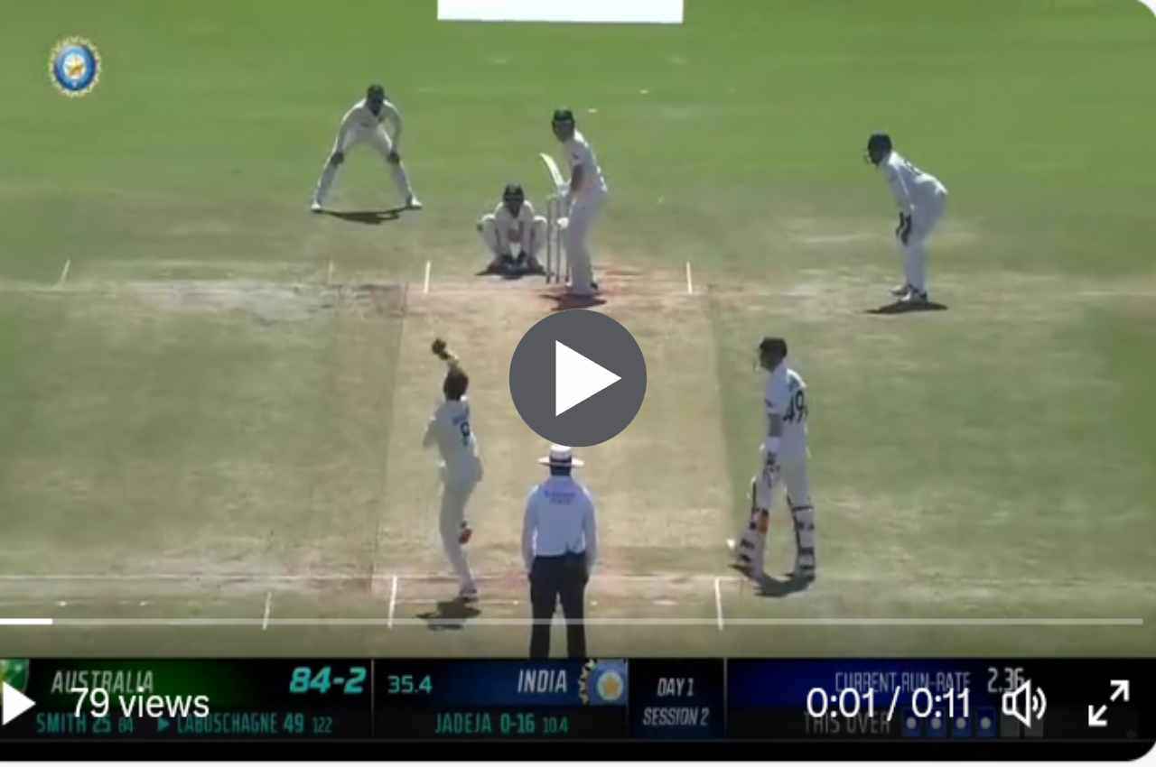 IND vs AUS: जडेजा ने दिया Labuschagne को गच्चा...Srikar Bharat ने धोनी स्टाइल में उड़ा दी गिल्लियां, देखें