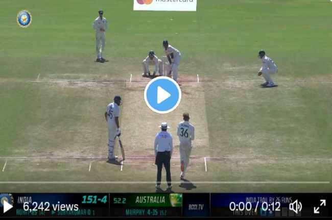 IND vs AUS 1st test live Suryakumar Yadav hit a brilliant four