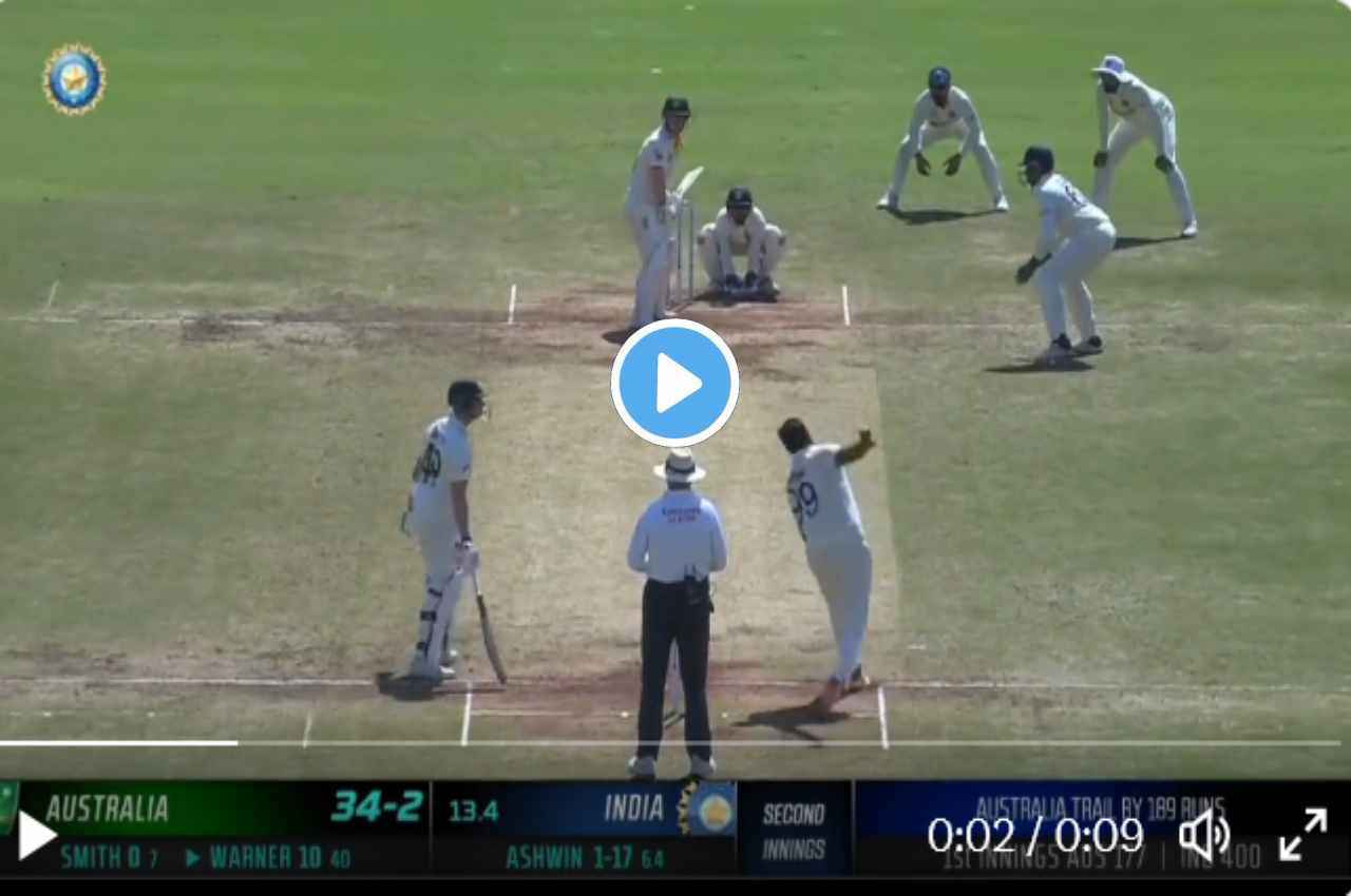 IND vs AUS: 'वाह क्या गेंद है'...अश्विन ने कर दिया Warner का खेल...देखें VIDEO